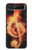 S0493 Music Note Burn Case For Samsung Galaxy Z Flip 5G