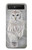 S1566 Snowy Owl White Owl Case For Samsung Galaxy Z Flip 5G