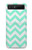S1723 Mint Chevron Zigzag Case For Samsung Galaxy Z Flip 5G