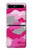 S2525 Pink Camo Camouflage Case For Samsung Galaxy Z Flip 5G