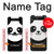 S2662 Cute Panda Cartoon Case For Samsung Galaxy Z Flip 5G