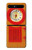 S2780 Vintage Orange Bakelite Radio Case For Samsung Galaxy Z Flip 5G