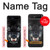 S2823 Black Wolf Blue Eyes Face Case For Samsung Galaxy Z Flip 5G