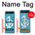 S3053 Marine Anchor Blue Case For Samsung Galaxy Z Flip 5G