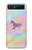 S3203 Rainbow Unicorn Case For Samsung Galaxy Z Flip 5G
