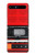 S3204 Red Cassette Recorder Graphic Case For Samsung Galaxy Z Flip 5G S3204 Red Cassette Recorder Graphic Case For Samsung Galaxy Z Flip 5G
