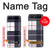 S3452 Plaid Fabric Pattern Case For Samsung Galaxy Z Flip 5G