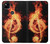 S0493 Music Note Burn Case For Google Pixel 4a