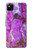 S2907 Purple Turquoise Stone Case For Google Pixel 4a
