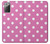 S2358 Pink Polka Dots Case For Samsung Galaxy Note 20