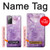 S2690 Amethyst Crystals Graphic Printed Case For Samsung Galaxy Note 20