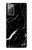 S2895 Black Marble Graphic Printed Case For Samsung Galaxy Note 20