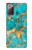 S2906 Aqua Turquoise Stone Case For Samsung Galaxy Note 20