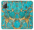 S2906 Aqua Turquoise Stone Case For Samsung Galaxy Note 20