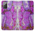 S2907 Purple Turquoise Stone Case For Samsung Galaxy Note 20