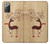 S3081 Wooden Raindeer Graphic Printed Case For Samsung Galaxy Note 20