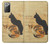S3229 Vintage Cat Poster Case For Samsung Galaxy Note 20