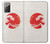 S3237 Waves Japan Flag Case For Samsung Galaxy Note 20