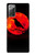 S3328 Crow Red Moon Case For Samsung Galaxy Note 20