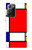 S0157 Composition Red Blue Yellow Case For Samsung Galaxy Note 20 Ultra, Ultra 5G