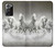 S0933 White Horses Case For Samsung Galaxy Note 20 Ultra, Ultra 5G S0933 White Horses Case For Samsung Galaxy Note 20 Ultra, Ultra 5G