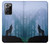 S0935 Wolf Howling in Forest Case For Samsung Galaxy Note 20 Ultra, Ultra 5G