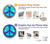 S1870 Tie Dye Peace Case For Samsung Galaxy Note 20 Ultra, Ultra 5G