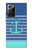 S2081 Nautical Anchor Case For Samsung Galaxy Note 20 Ultra, Ultra 5G