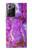 S2907 Purple Turquoise Stone Case For Samsung Galaxy Note 20 Ultra, Ultra 5G