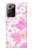S3036 Pink Sweet Flower Flora Case For Samsung Galaxy Note 20 Ultra, Ultra 5G