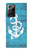 S3053 Marine Anchor Blue Case For Samsung Galaxy Note 20 Ultra, Ultra 5G