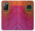S3201 Pink Peacock Feather Case For Samsung Galaxy Note 20 Ultra, Ultra 5G