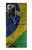 S3297 Brazil Flag Vintage Football Graphic Case For Samsung Galaxy Note 20 Ultra, Ultra 5G