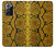 S3365 Yellow Python Skin Graphic Print Case For Samsung Galaxy Note 20 Ultra, Ultra 5G