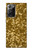 S3388 Gold Glitter Graphic Print Case For Samsung Galaxy Note 20 Ultra, Ultra 5G