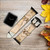 CA0700 Postcards Memories Leather & Silicone Smart Watch Band Strap For Apple Watch iWatch
