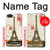 S2108 Eiffel Tower Paris Postcard Case For IPHONE 5 5s SE