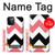 S1849 Pink Black Chevron Zigzag Case For iPhone 12, iPhone 12 Pro
