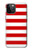 S2364 Red and White Striped Case For iPhone 12, iPhone 12 Pro