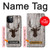 S2505 Reindeer Head Old Wood Texture Graphic Case For iPhone 12, iPhone 12 Pro