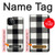S2842 Black and White Buffalo Check Pattern Case For iPhone 12, iPhone 12 Pro
