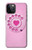 S2847 Pink Retro Rotary Phone Case For iPhone 12, iPhone 12 Pro