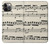 S3082 Music Sheet Case For iPhone 12, iPhone 12 Pro