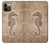 S3214 Seahorse Skeleton Fossil Case For iPhone 12, iPhone 12 Pro