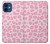S2213 Pink Leopard Pattern Case For iPhone 12 mini S2213 Pink Leopard Pattern Case For iPhone 12 mini
