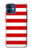 S2364 Red and White Striped Case For iPhone 12 mini