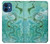 S2653 Dragon Green Turquoise Stone Graphic Case For iPhone 12 mini