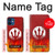 S2803 Fire Red Devil Spear Symbol Case For iPhone 12 mini
