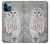 S1566 Snowy Owl White Owl Case For iPhone 12 Pro Max