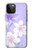 S2361 Purple White Flowers Case For iPhone 12 Pro Max